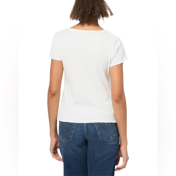NWT UNIONBAY Women's Maris Rib Knit Button Front V-Neck Top - Picture 2 of 6